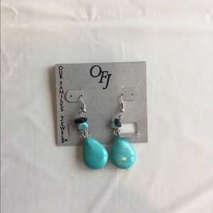 Cute aqua color earrings